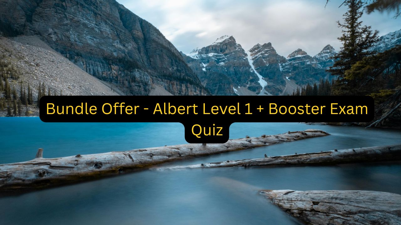 Bundle – Alberta Level 1 GLQP + Booster Quiz (Best Combination to pass AIC Exam)