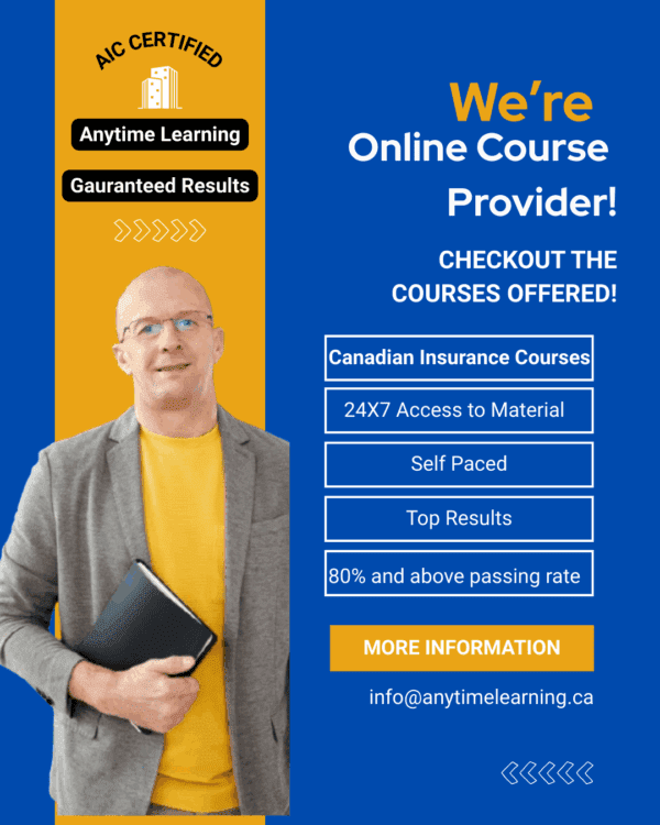 Online Insurance Courses Canada - Anytime Learning