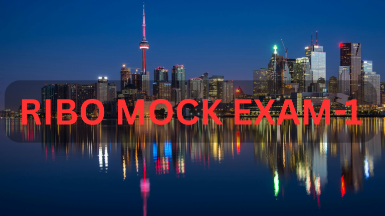 RIBO MOCK EXAM 1 (LEVEL 1)